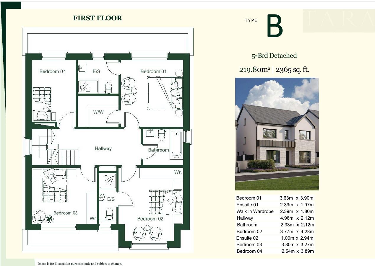 B First Floor Plan